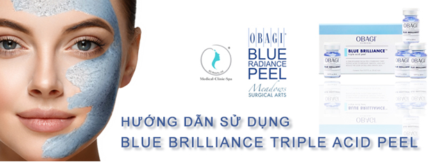 Làn da trắng sáng đều màu sau khi sử dụng Obagi Blue Brilliance Triple Acid Peel